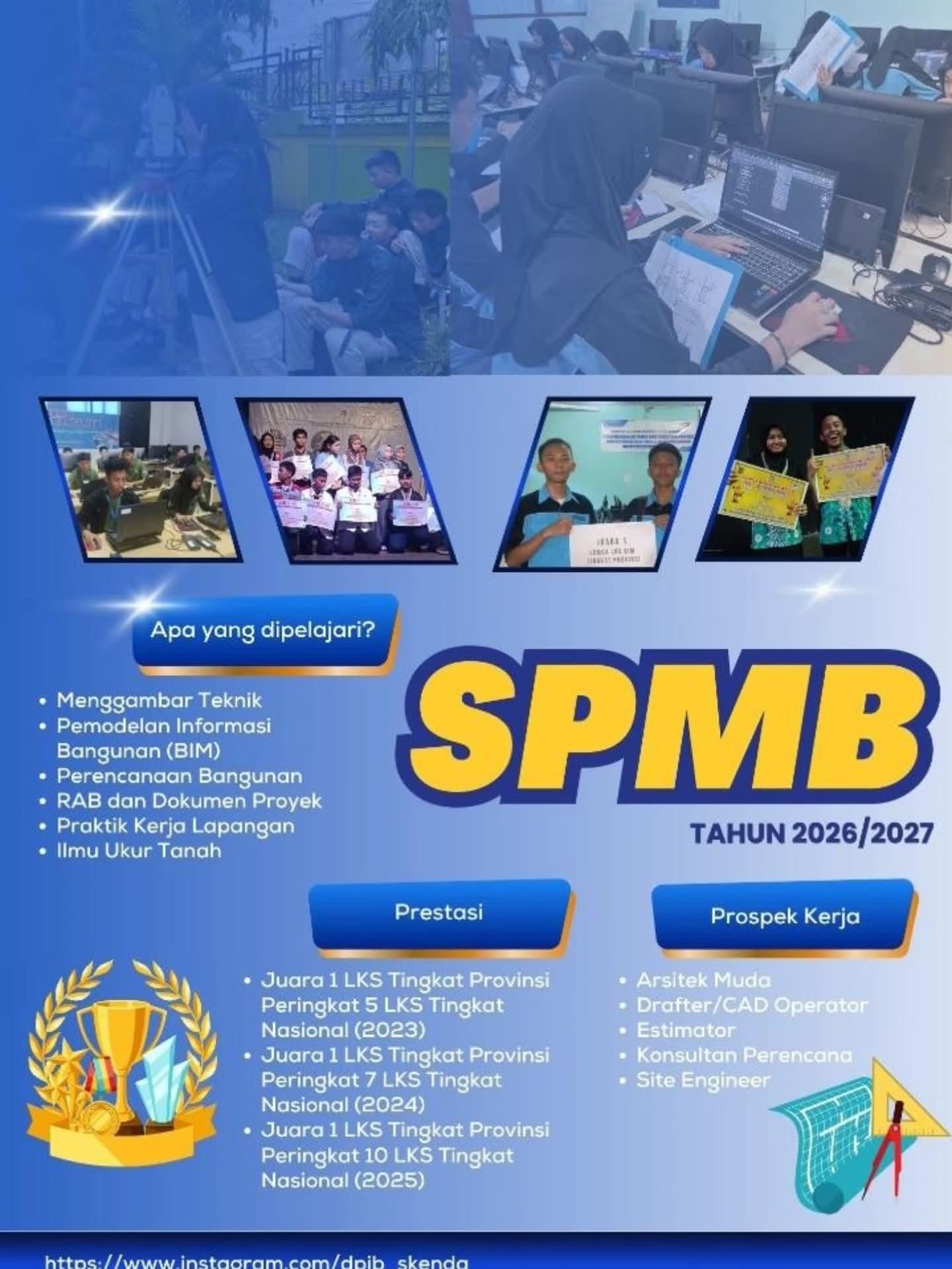 SPMB Jurusan Desain Permodelan dan Informasi Bangunan