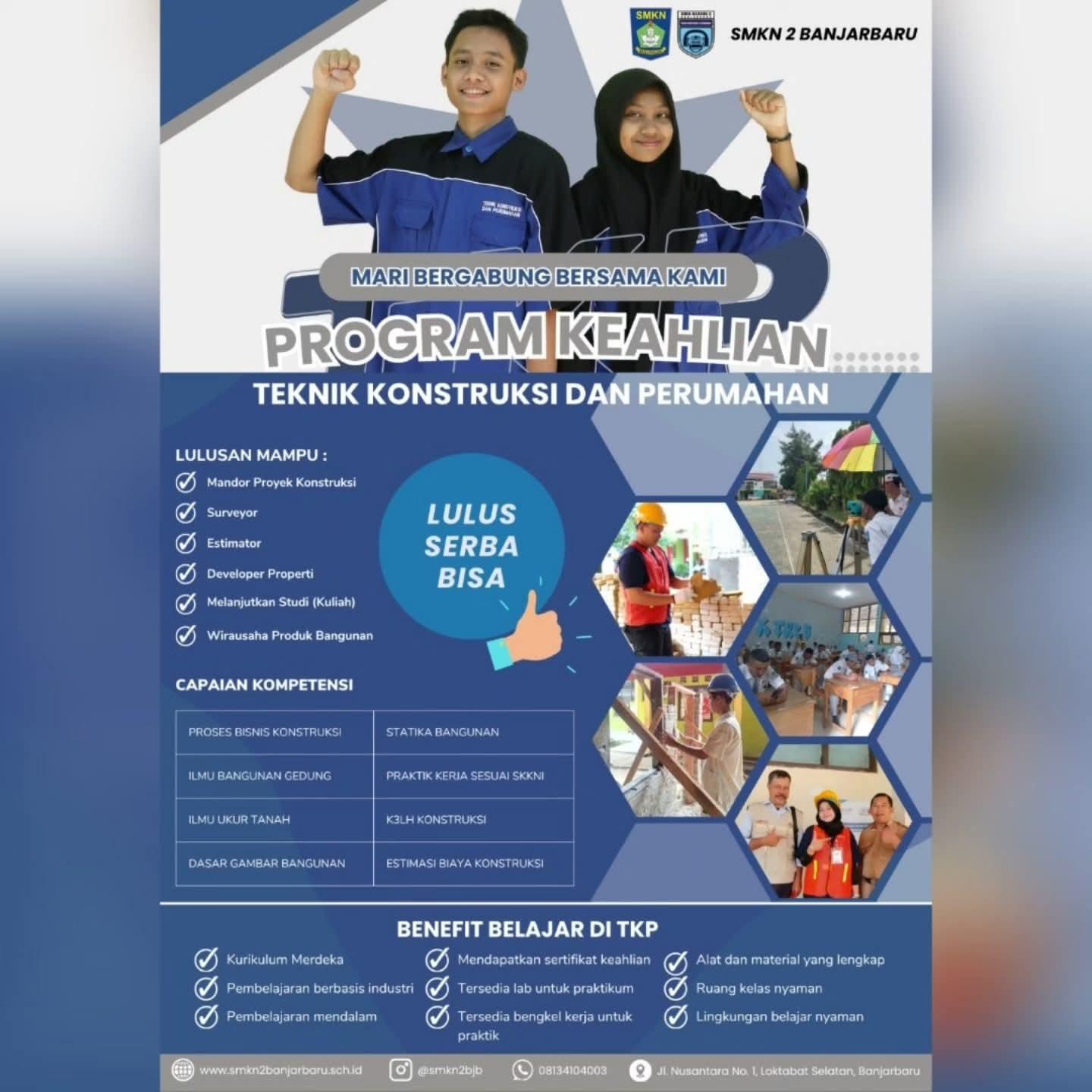 SPMB Jurusan Teknik Konstruksi dan Perumahan